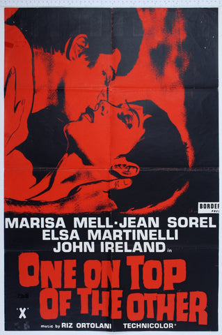 One on Top of the Other (1969) UK 1/2 Quad Poster