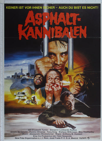 Cannibal Apocalypse (1980) German A1 Poster