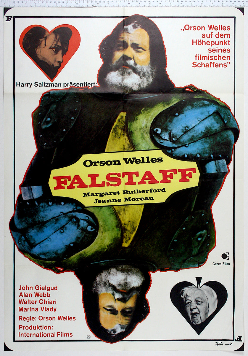 Chimes at Midnight (1965) German A1 Poster Horror Poster Emporium