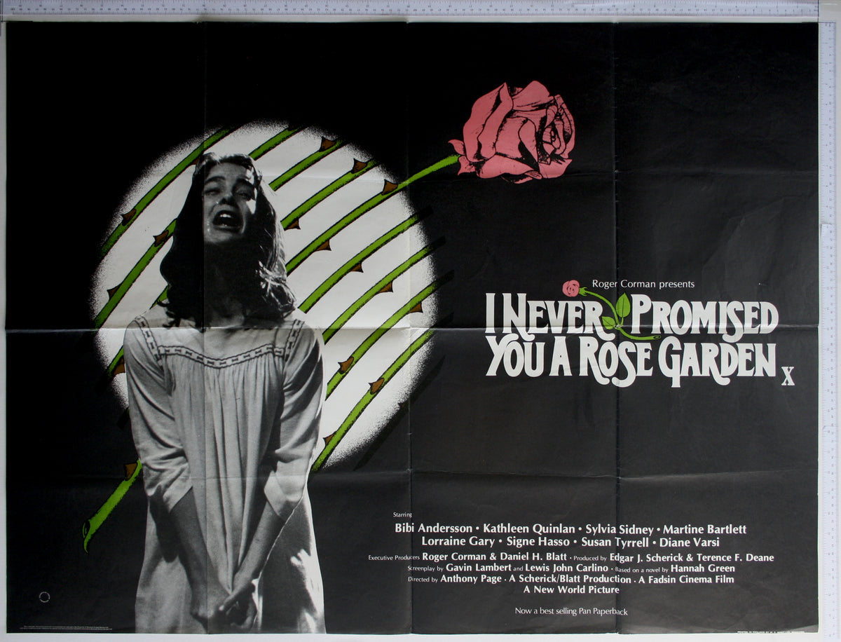 I Never Promised You a Rose Garden (1977) UK Quad Poster – Horror