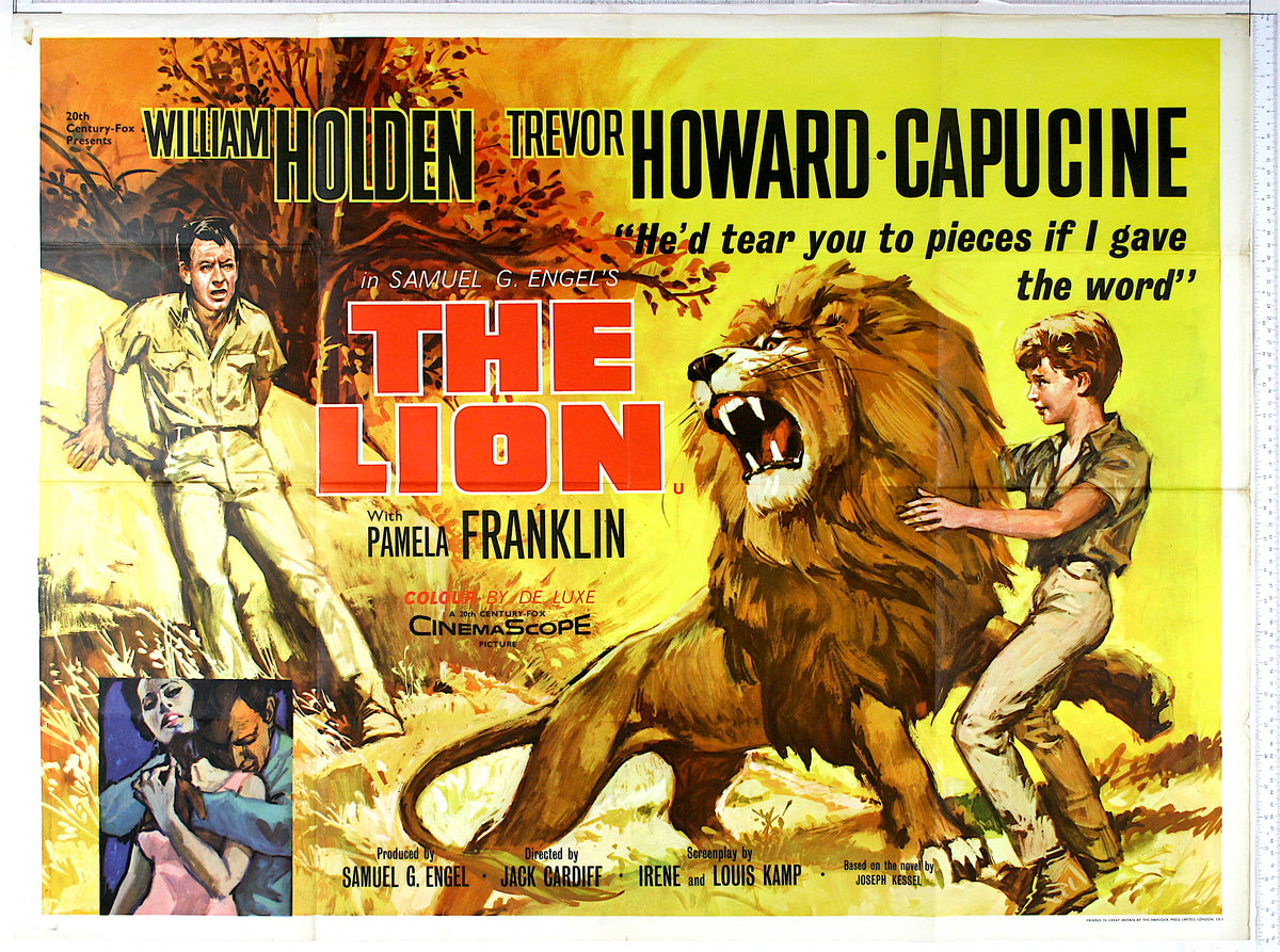 Lion (1962) UK Quad Poster – Horror Poster Emporium