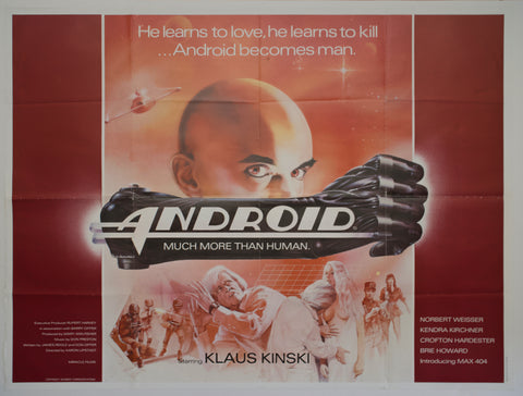 Android (1982) UK Quad Poster #New