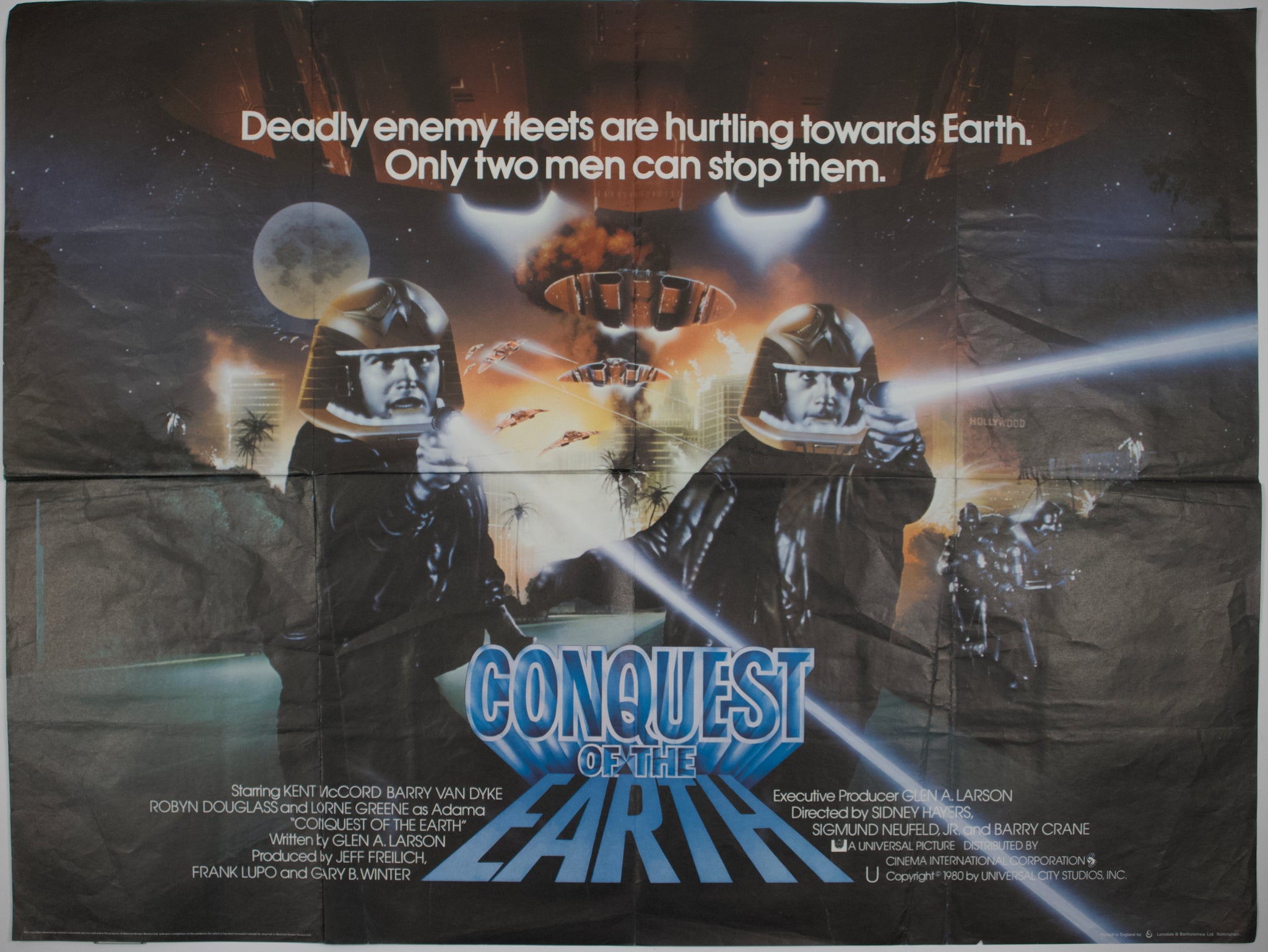 Conquest of the Earth - Battlestar Galactica III (1980) UK Quad Poster