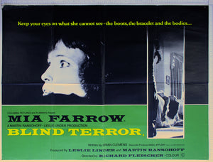 Blind Terror (1971) UK Quad Poster