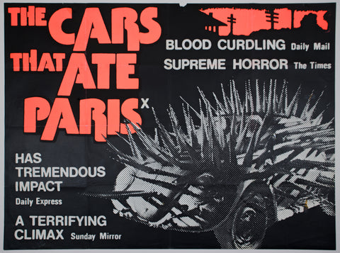 Cars That Ate Paris (1974) UK Quad Poster #New