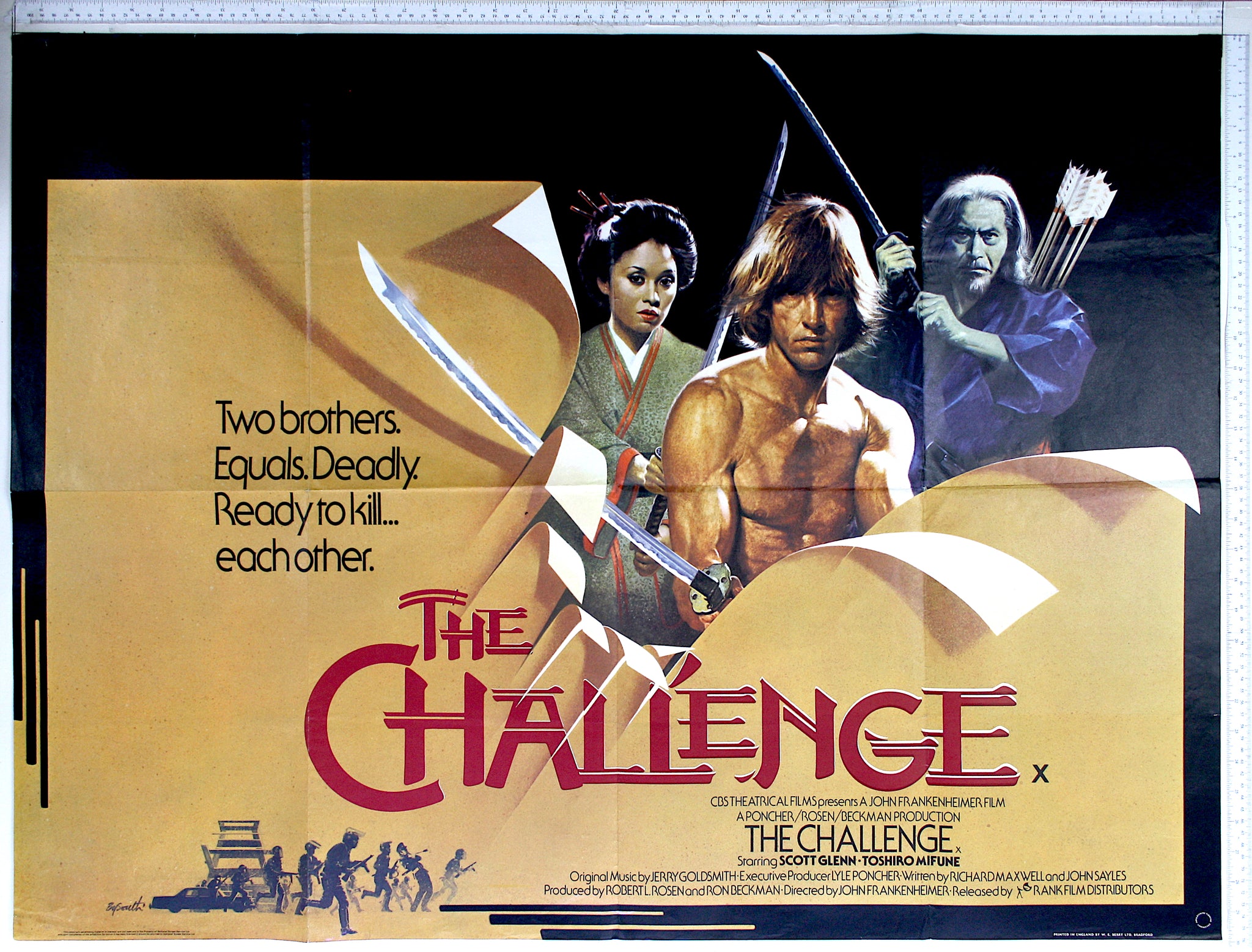 Challenge (1982) UK Quad Poster #New