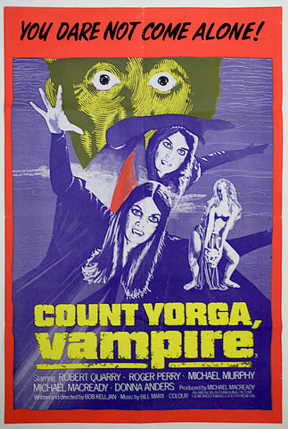 Count Yorga, Vampire (1970) UK Double Crown Poster #New