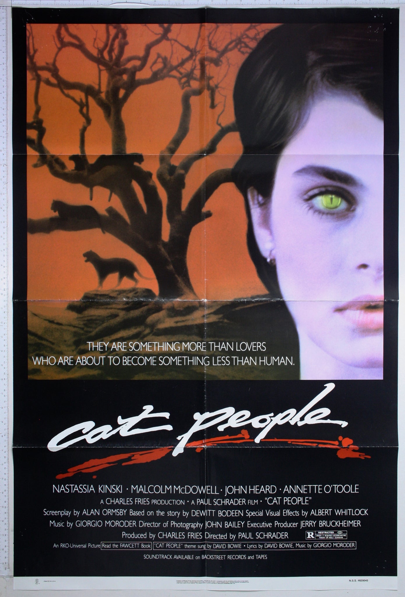 Cat People (1982) US 1 Sheet Poster