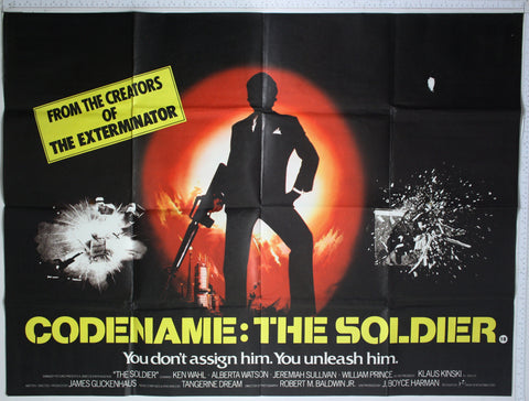 Codename: The Soldier (1982) UK Quad Poster