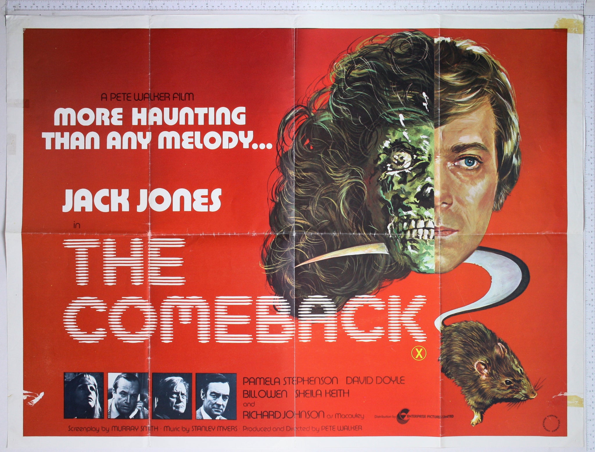 Comeback (1978) UK Quad Poster #New