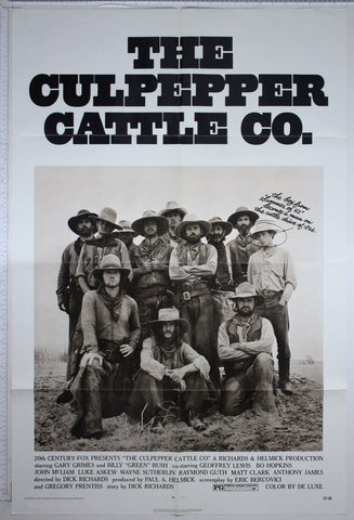 Culpepper Cattle Co. (1972) US 1 Sheet Poster