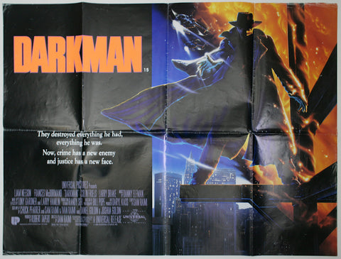Darkman (1990) UK Quad Poster #New