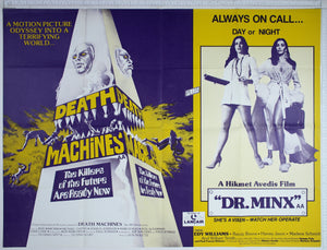 Death Machines / Dr. Minx (1976 / 1975) UK Quad DB Poster