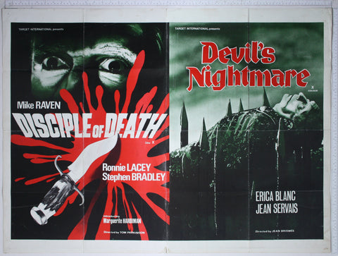 Disciple of Death / The Devil's Nightmare (1972 / 1971) UK Quad Poster