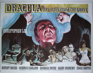 Dracula Has Risen from the Grave (1968) UK Quad Poster #New