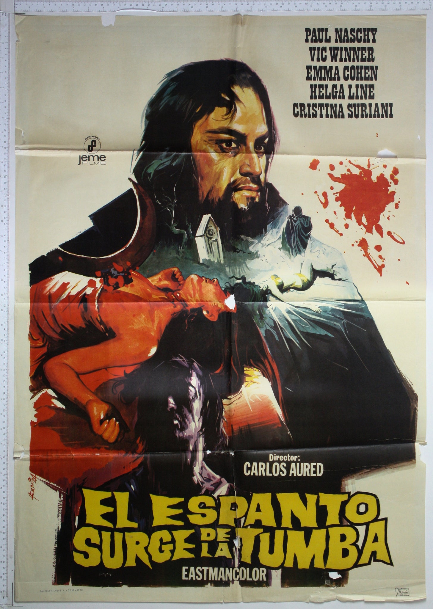 Horror Rises Horror Rises From the Tomb (1973) Spanish 1 Sheet Poster #New – Horror ...