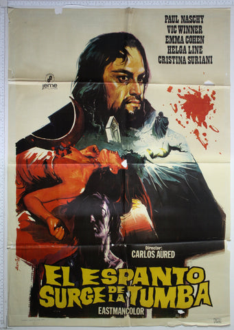 Horror Rises From the Tomb (1973) Spanish 1 Sheet Poster #New