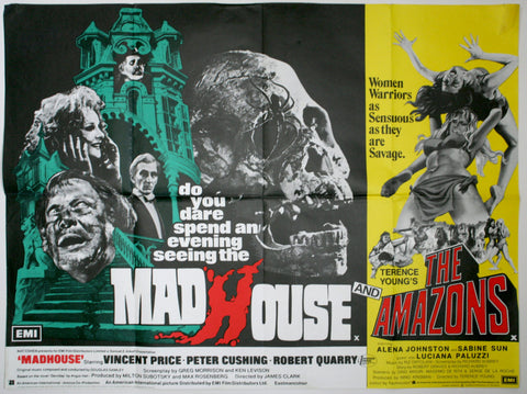 Madhouse / The Amazons (1974/73) UK Quad Poster #New