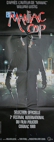 Maniac Cop (1988) French Door Panel Poster #New