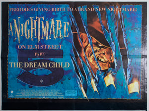 Nightmare on Elm Street 5: The Dream Child (1989) UK Quad Poster #New