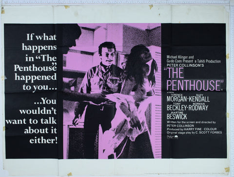 Penthouse (1967) UK Quad Poster