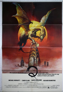 Q - The Winged Serpent (1982) US 1 Sheet Poster #New