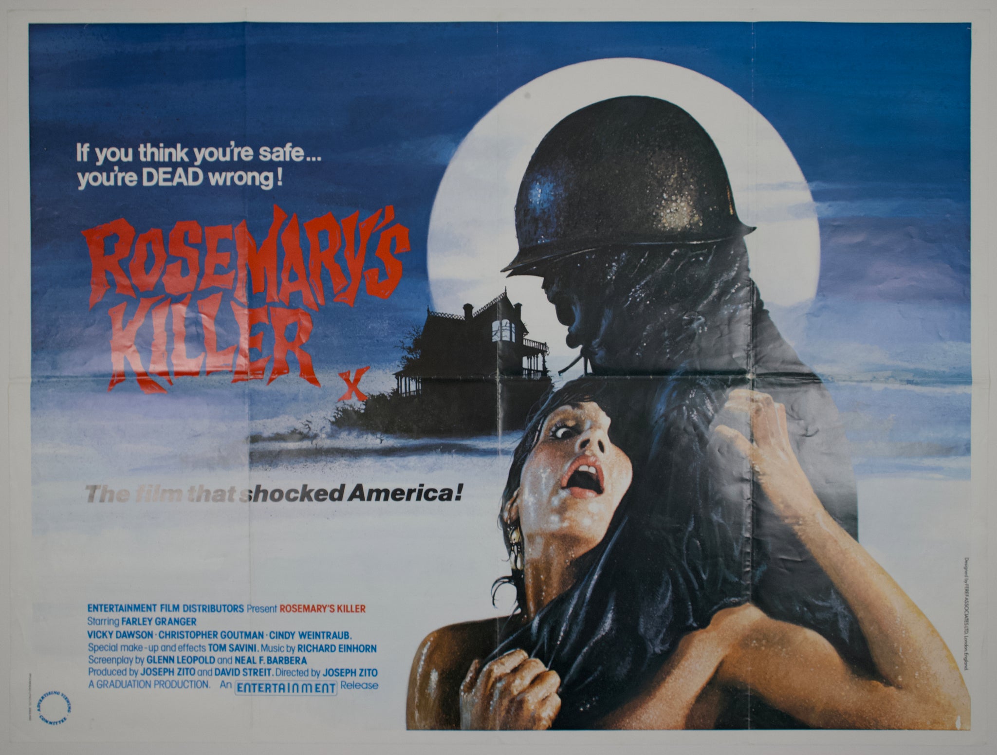 Rosemary's Killer (1981) UK Quad Poster #New