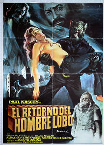 Night of the Werewolf (1981) Spanish 1 Sheet Poster #New