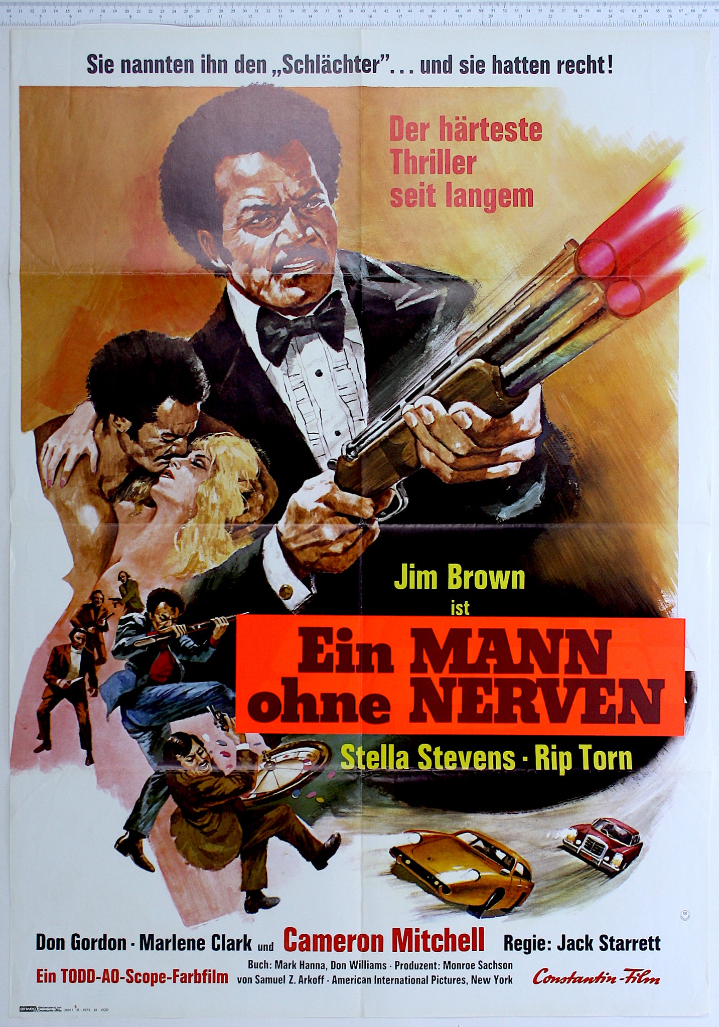 Slaughter (1972) German A1 Poster #New