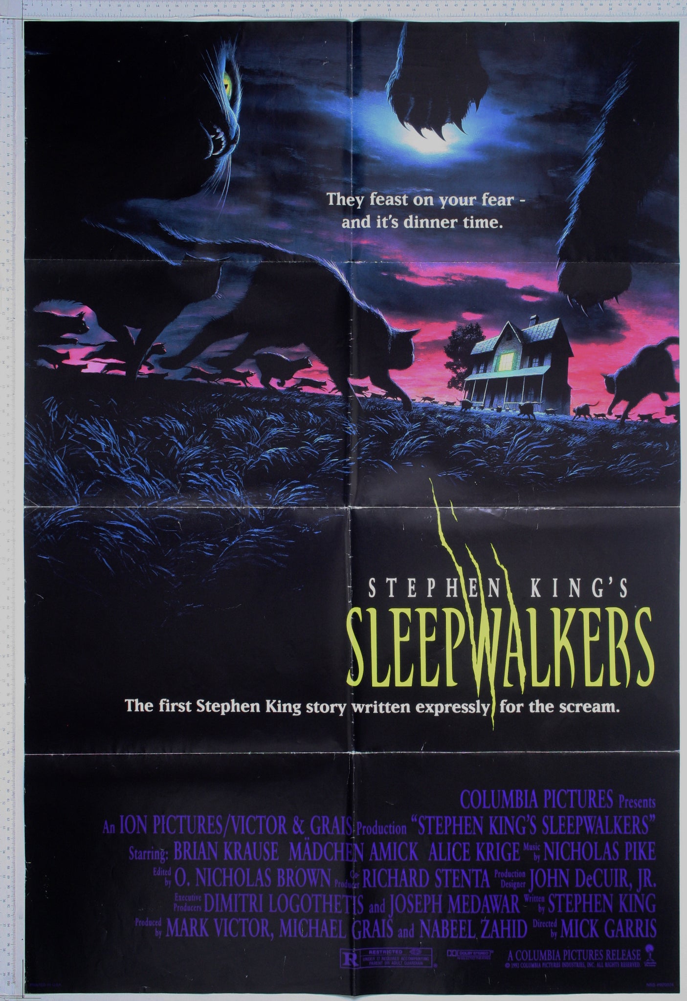 Sleepwalkers (1992) US 1 Sheet Poster