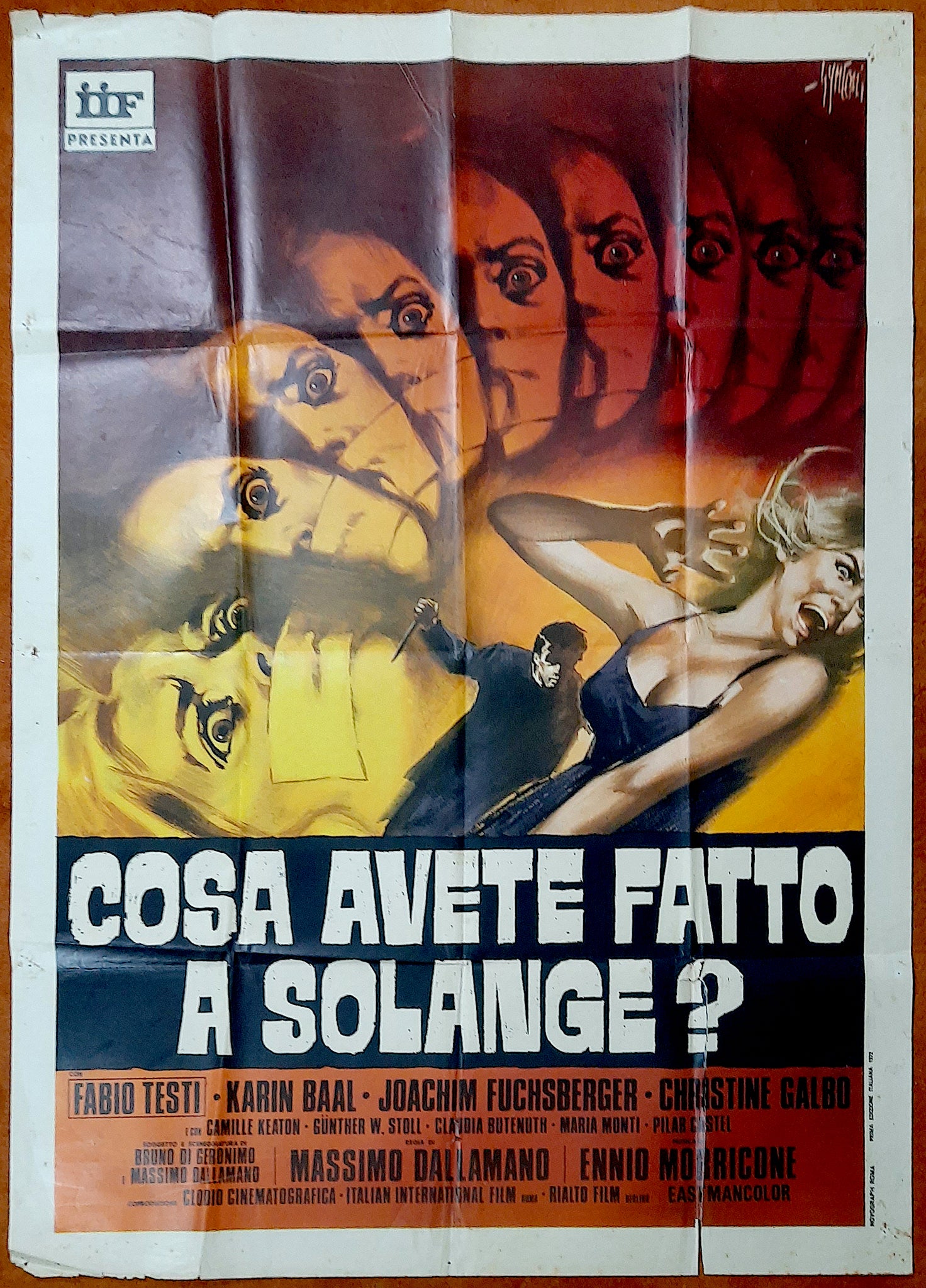 What Have You Done to Solange? (1972) Italian 2 Foglio