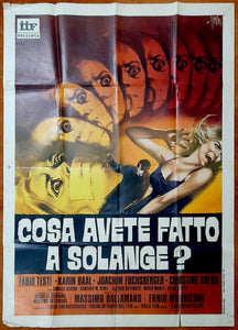 What Have You Done to Solange? (1972) Italian 2 Foglio