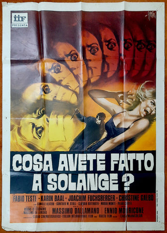 What Have You Done to Solange? (1972) Italian 2 Foglio #New