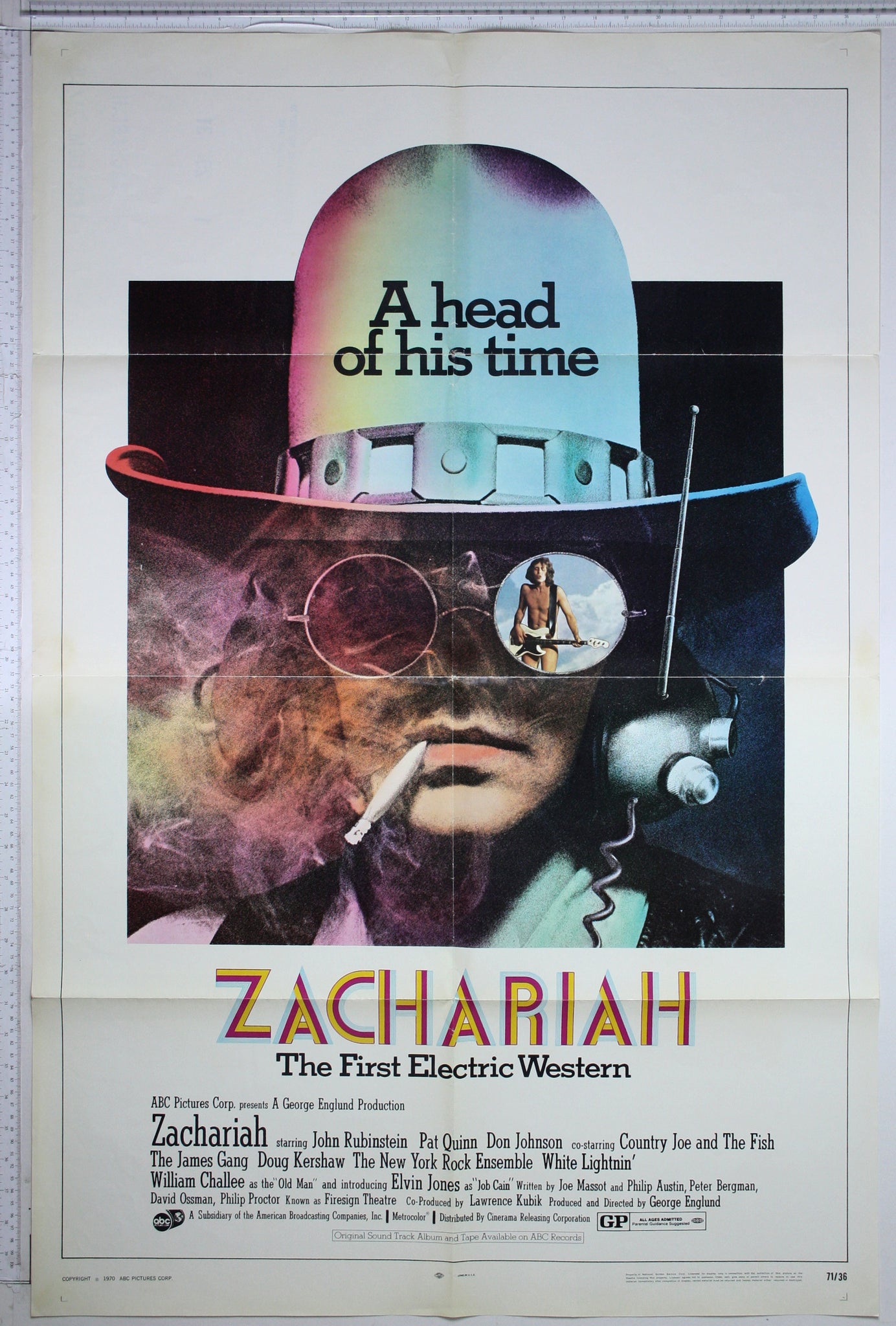 Zachariah (1971) US 1 Sheet Poster #New