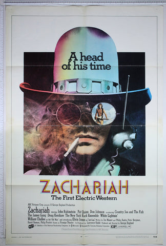 Zachariah (1971) US 1 Sheet Poster