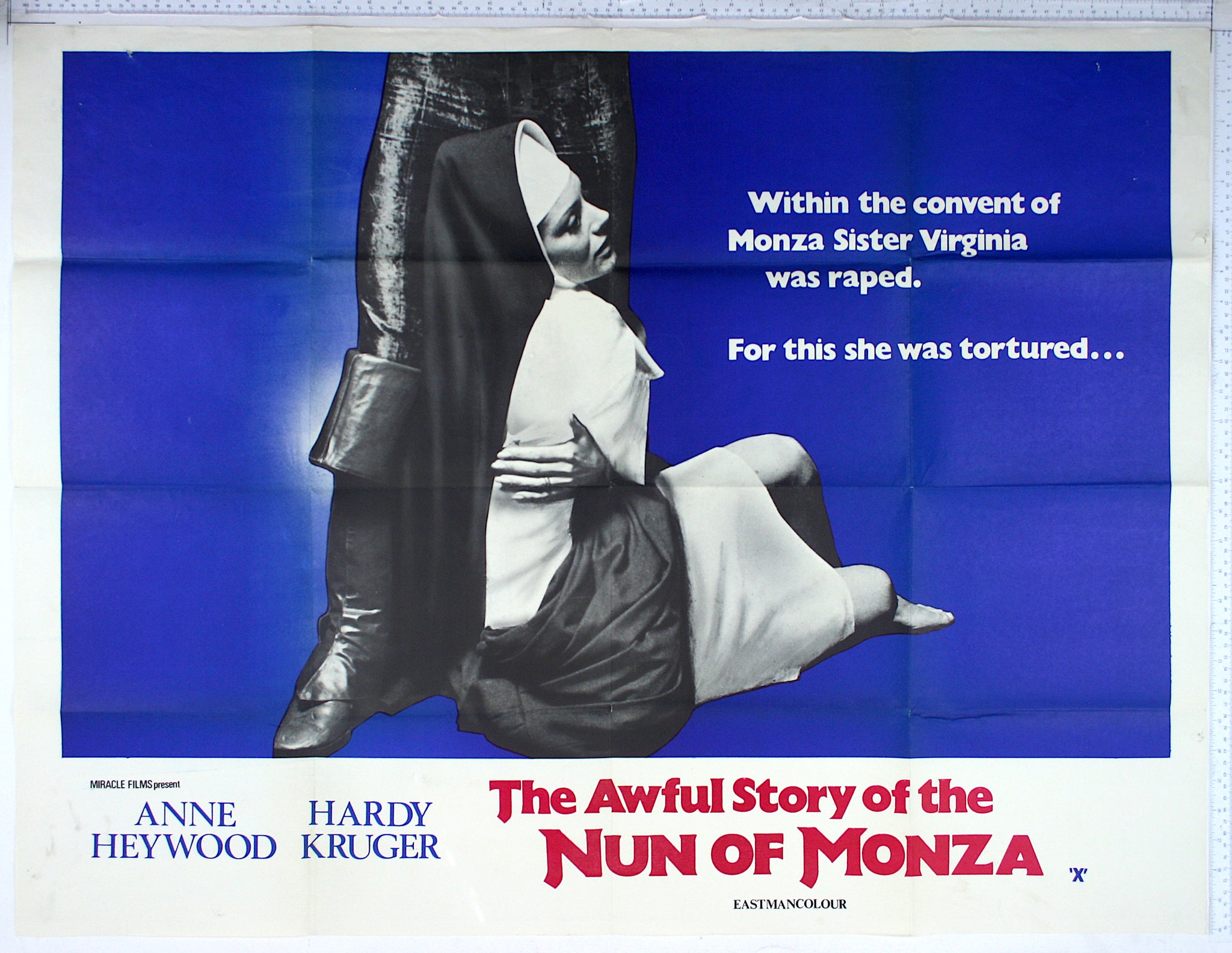Awful Story of the Nun of Monza (1969) UK Quad Poster