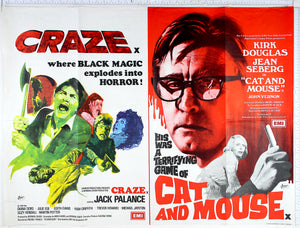 Craze / Cat and Mouse (Both 1974) UK Quad Poster