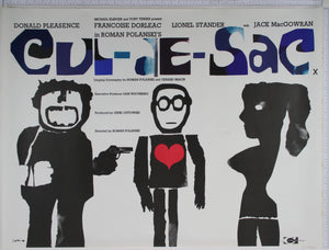 Other than his design for Repulsion, Lenica's most iconic design, with three disturbing yet child-like cut-out figures. 