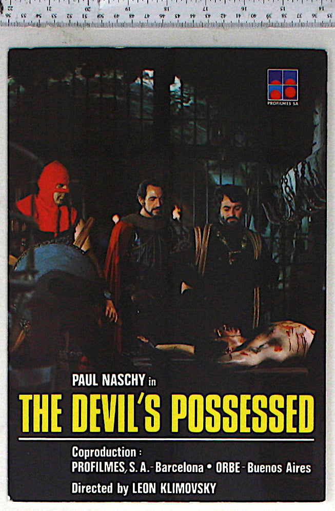 Devil's Possessed (1974) Deluxe Spanish Pressbook