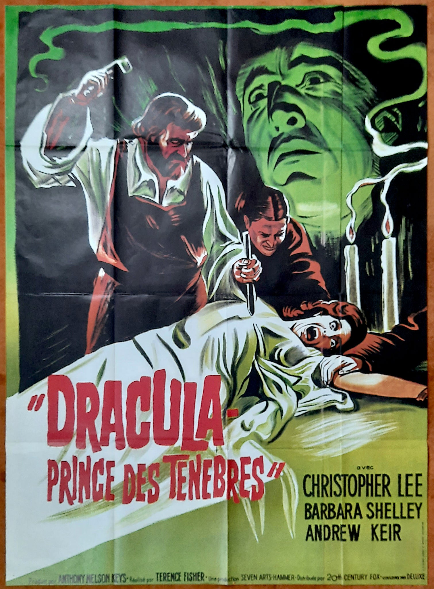 Dracula: Prince of Darkness (1966 / RR 1970s) French Grande Poster
