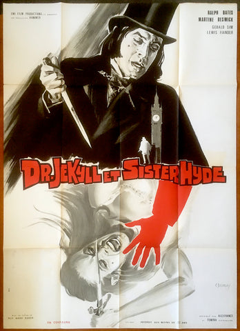 Dr Jekyll and Sister Hyde (1971) French Grande Poster