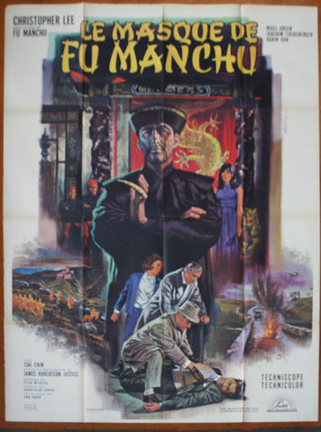 Face of Fu Manchu (1965) French Grande Poster BB! #New