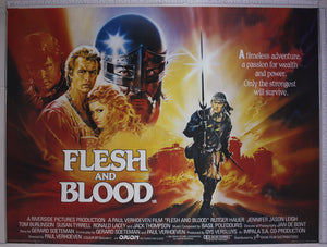 Flesh + Blood (1985) UK Quad Poster