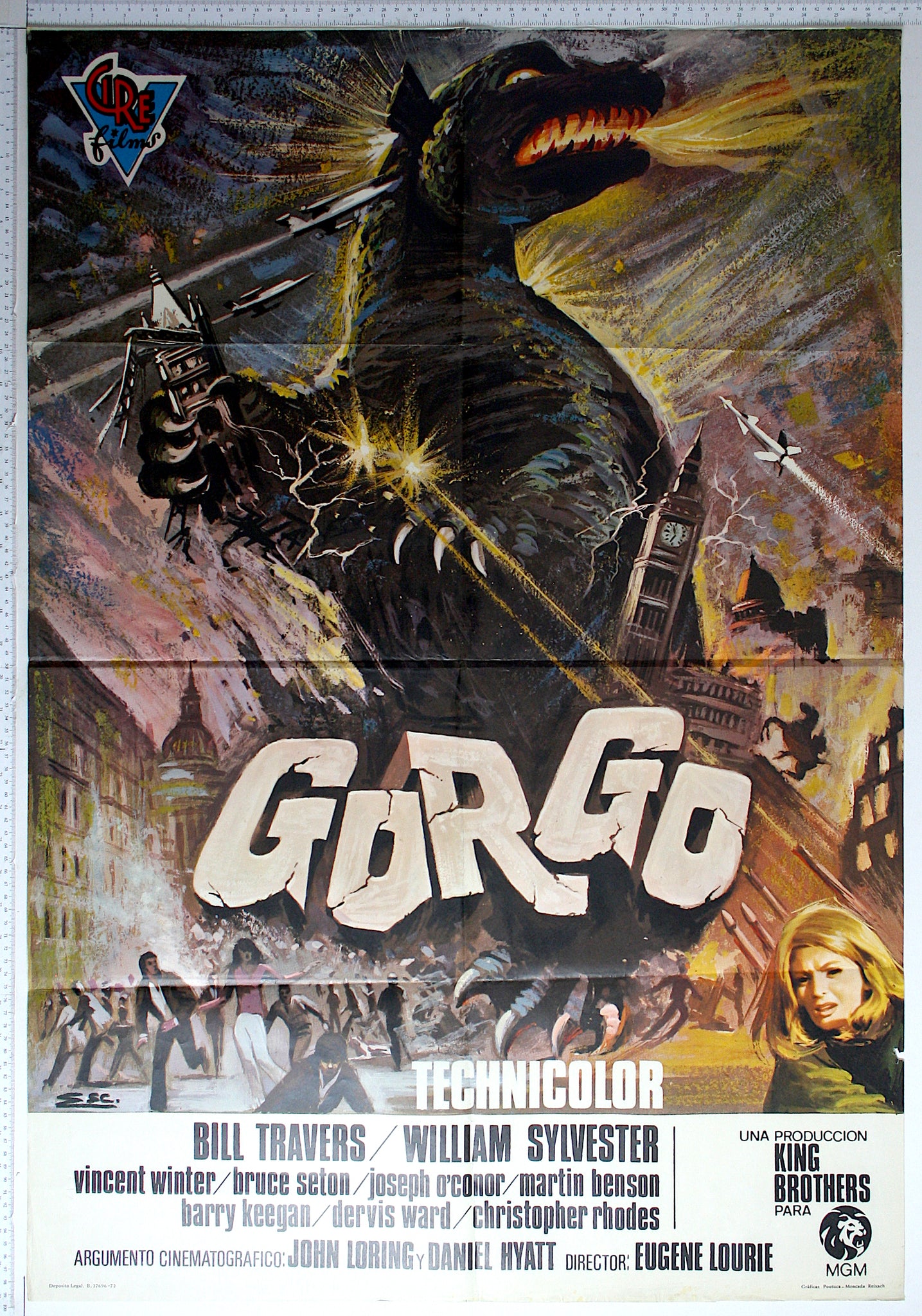 Gorgo (1961) Spanish 1 Sheet Poster