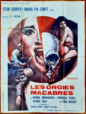 Hanging Woman (1973) French Grande Poster