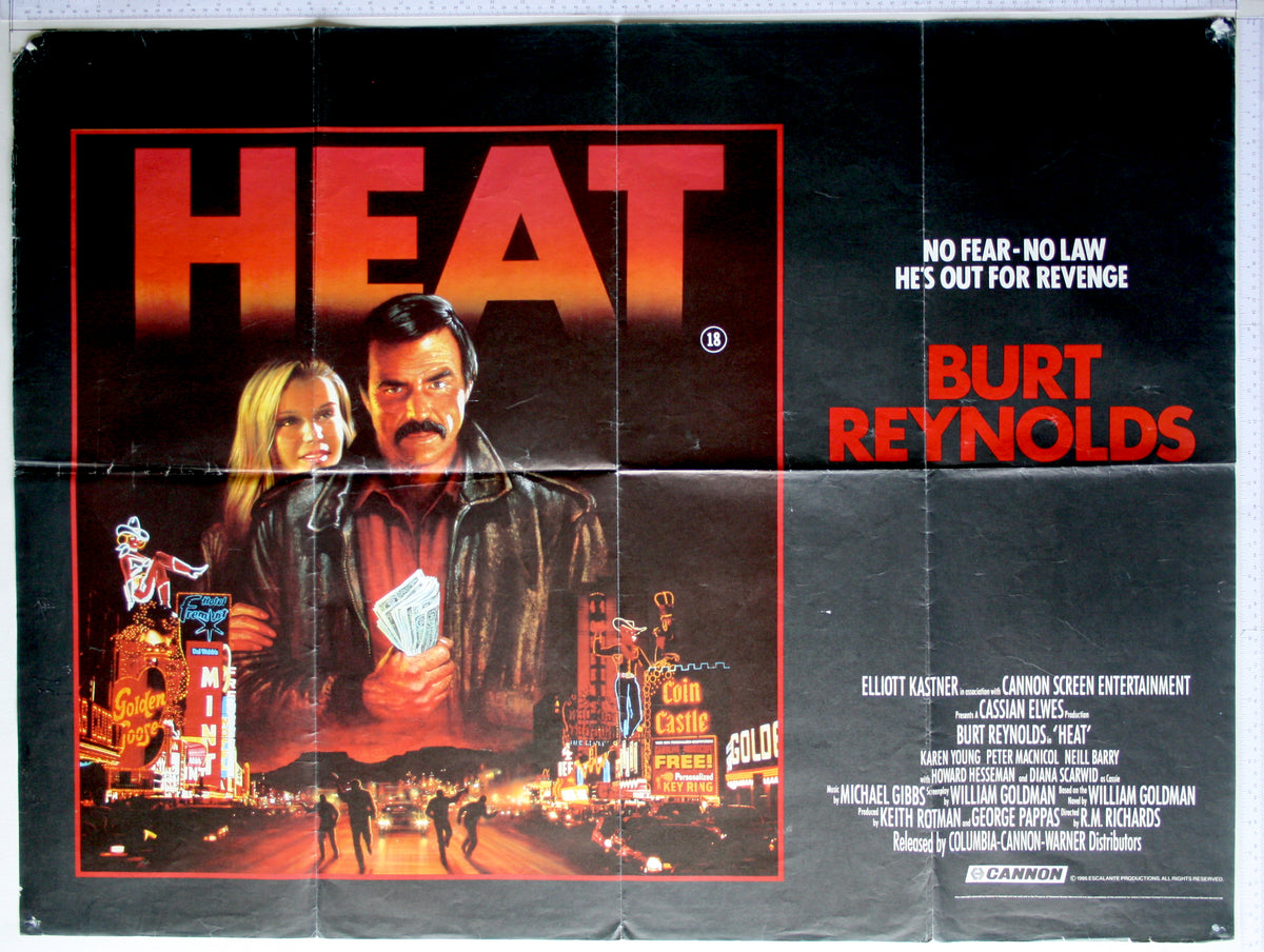 Heat (1986) UK Quad Poster – Horror Poster Emporium