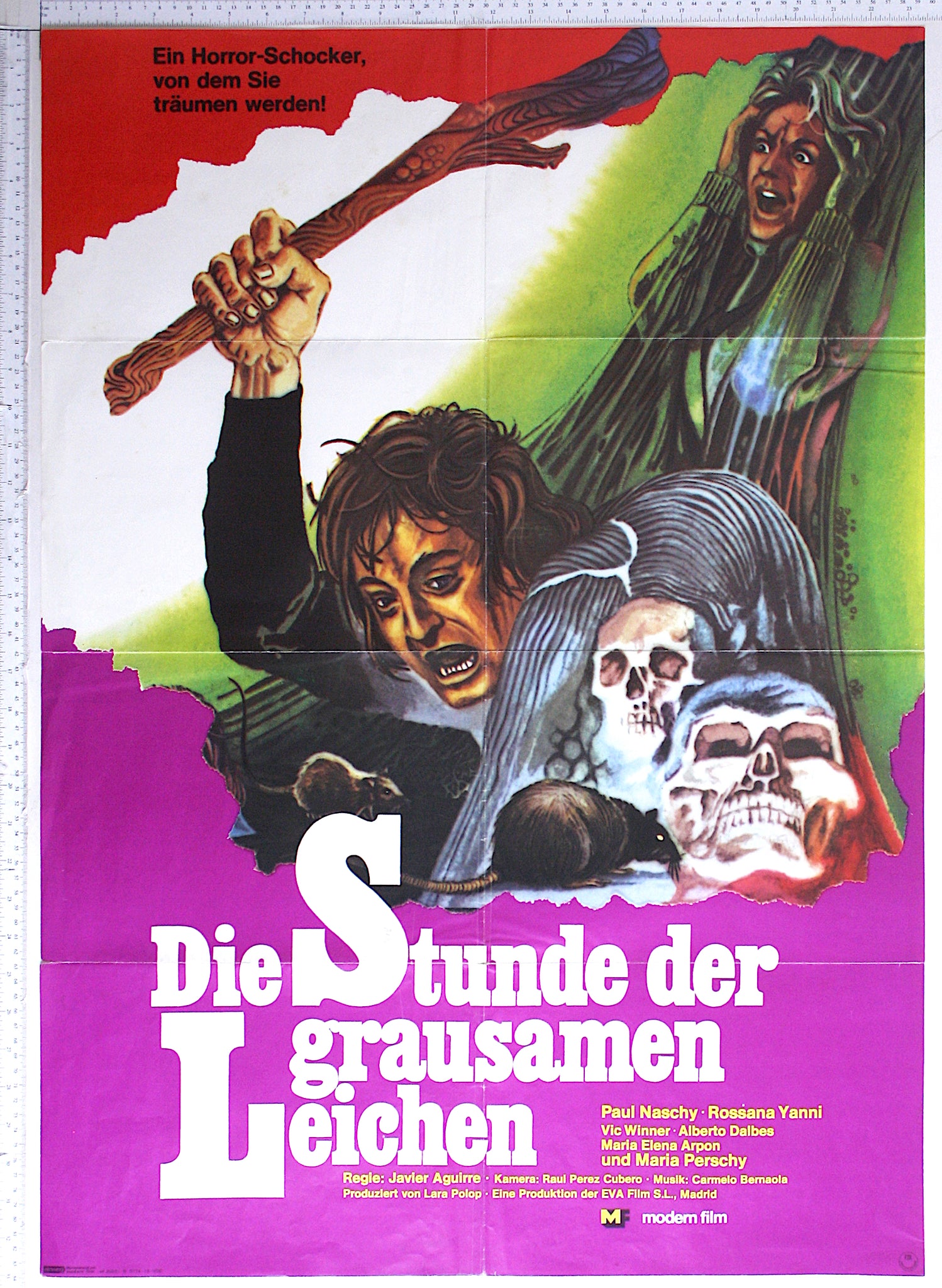 Hunchback of the Morgue (1973) German A1 Poster