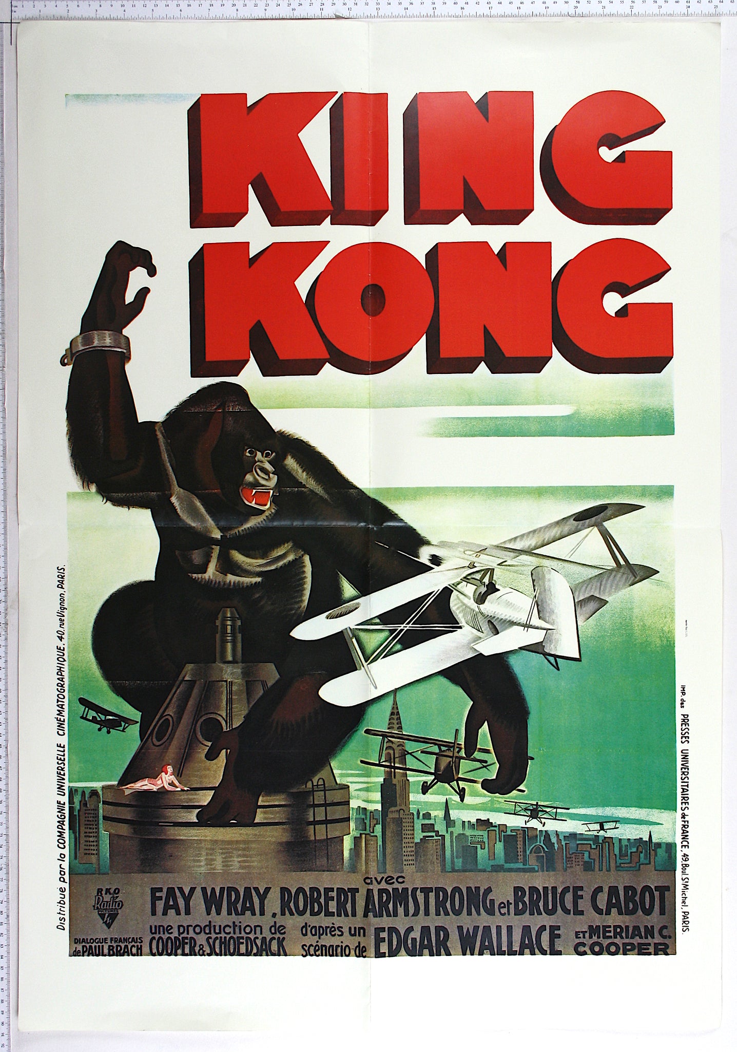 King Kong (1933 / 2001RR) French Commercial Poster