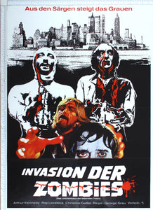 Living Dead the the Manchester Morgue (1974) German A1 Poster