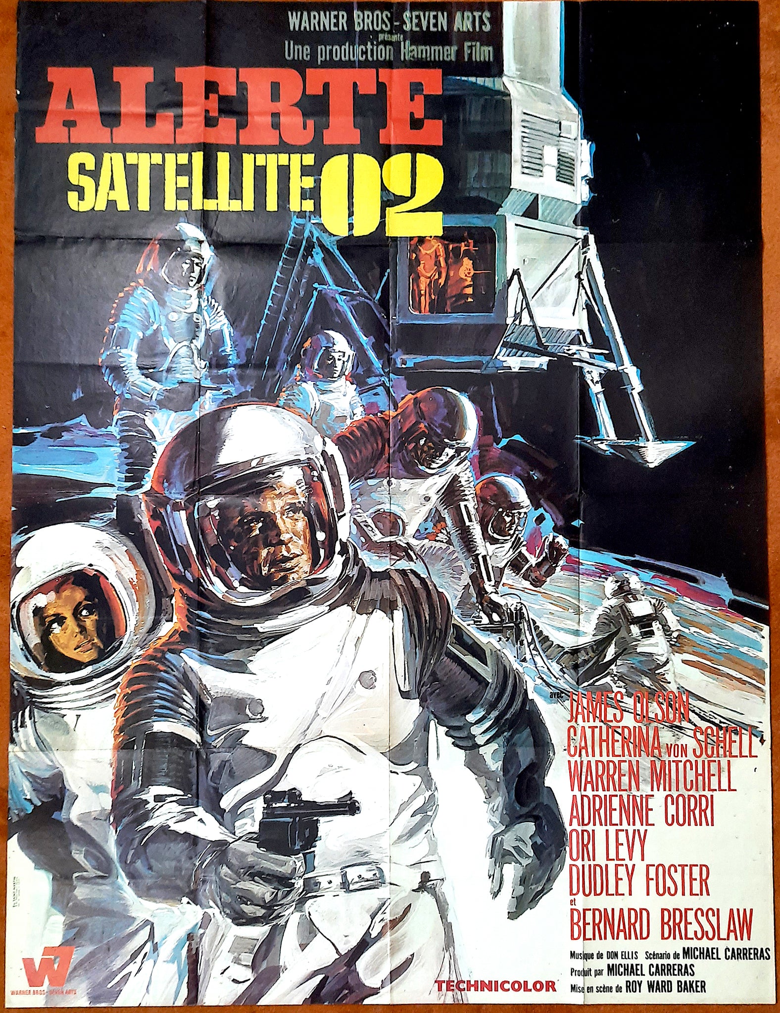 Moon Zero Two (1969) French Grande Poster